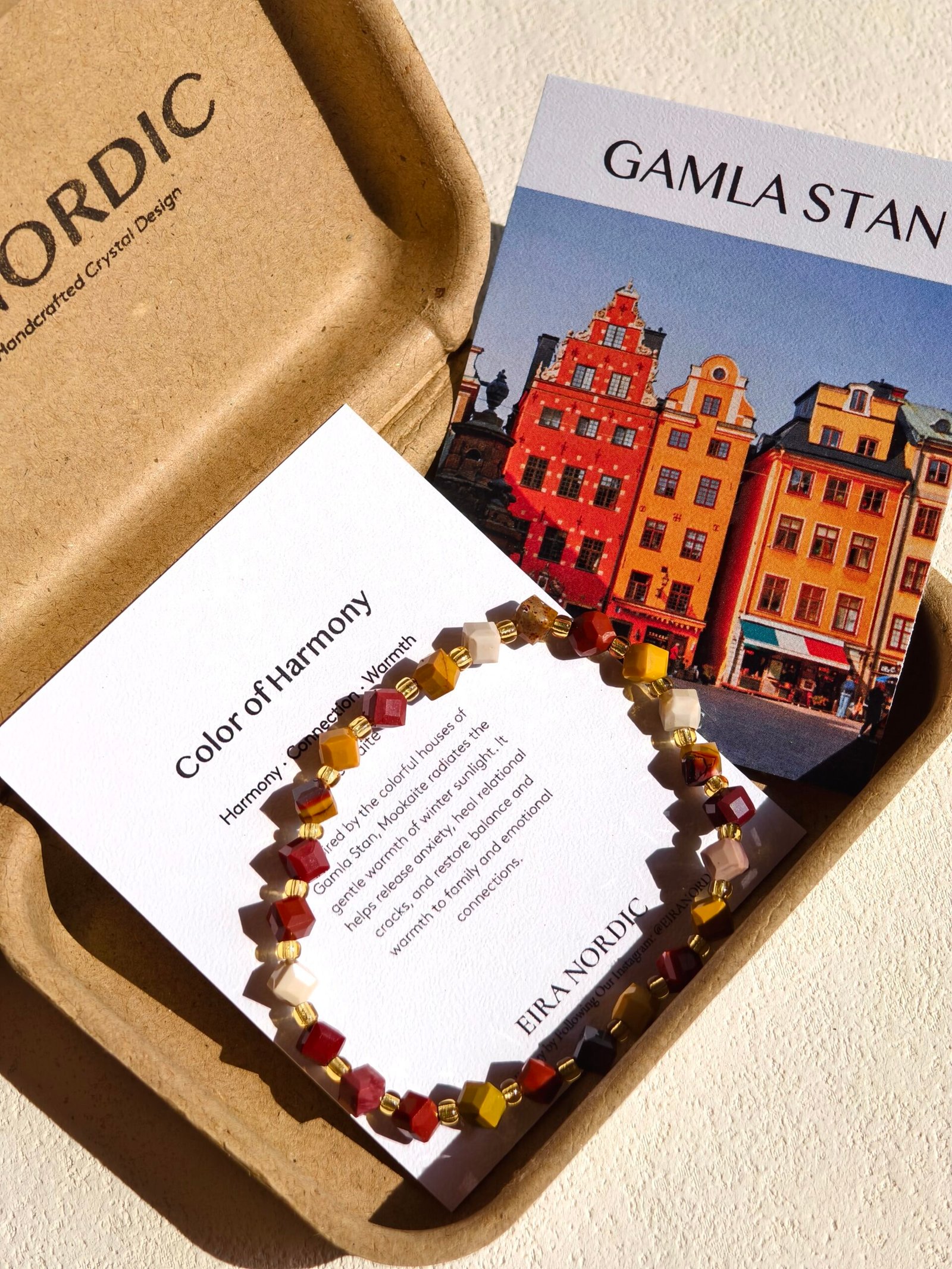 Gamla Stan Bracelet | Color of Harmony | Sweden Souvenir