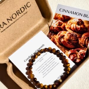 Cinnamon Bun Bracelet | Comfort & Warmth · Värme och Trygghet