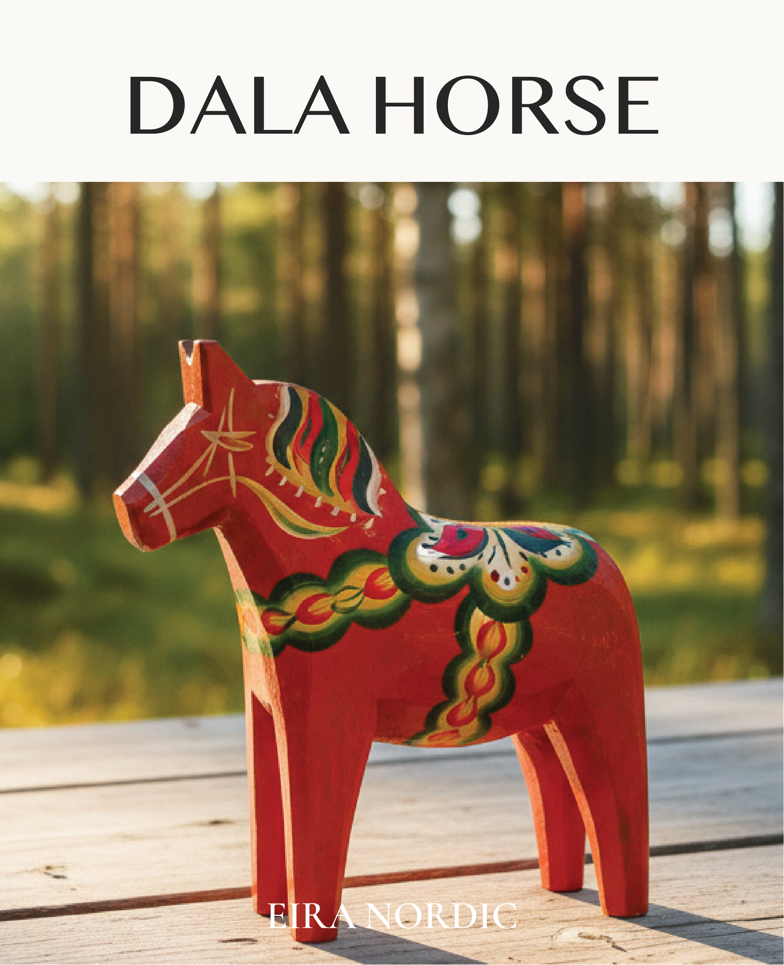 EIRA NORDIC Dala Horse story card